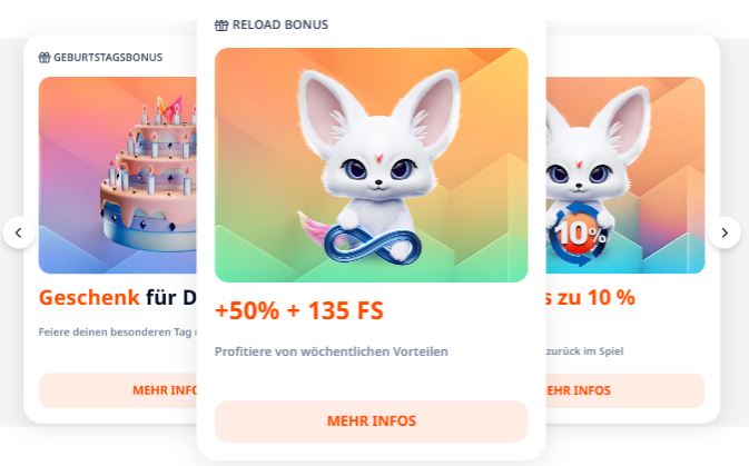 Claim wöchentliche Reload-Boni und Freispiele bei Monro